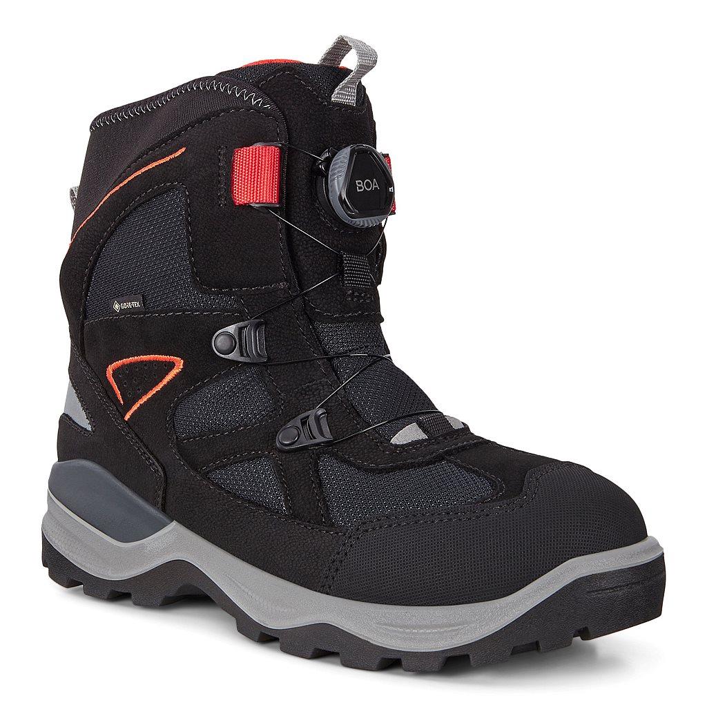 Ecco Snow Mountain Boys Snow Boots In Black Outlet - India EQO-089635